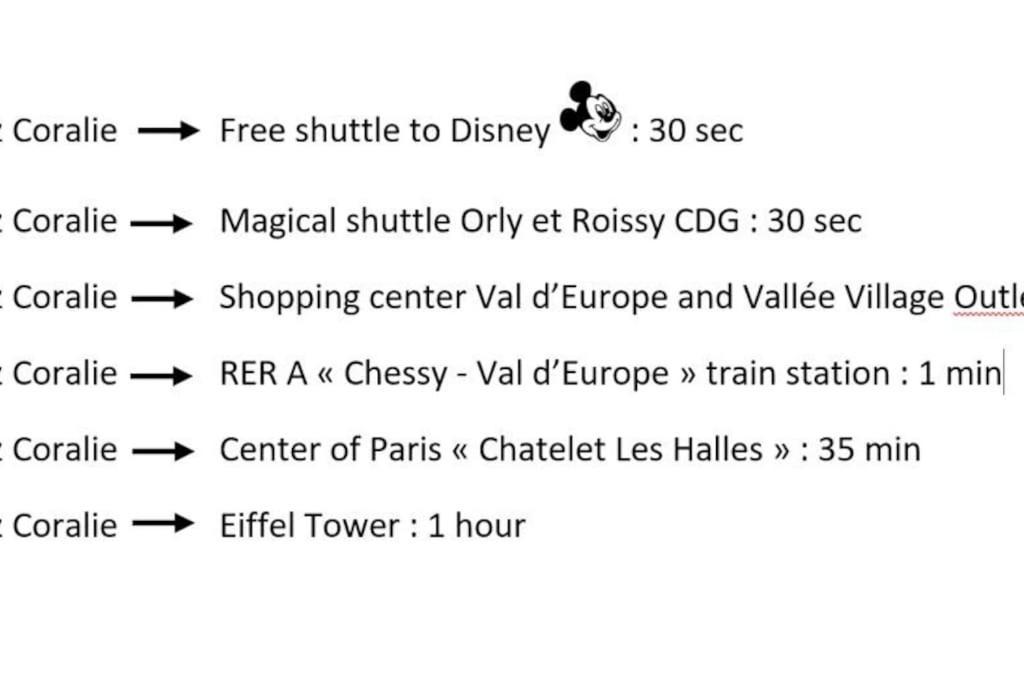 Disneyland Paris, Appartement 70M², Parking Prive Serris Exterior foto